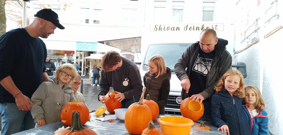 Pumpkin stand