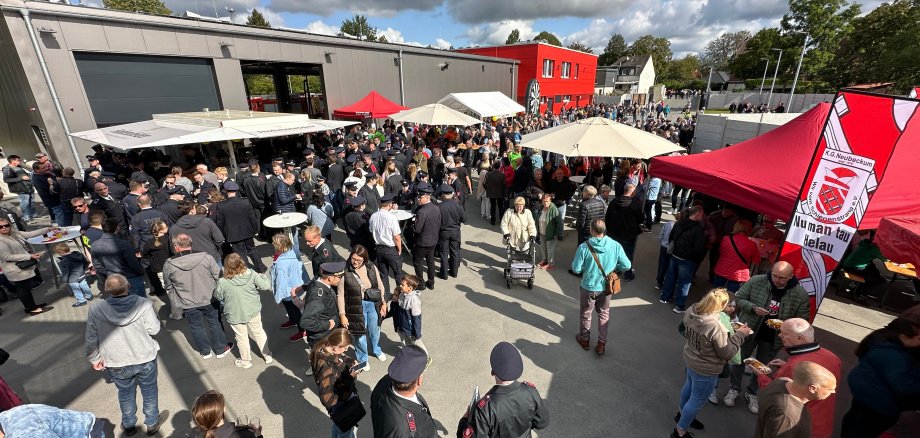 Der Feuerwehrneubau in Neubeckum wurde am 14. September feierlich eingeweiht.